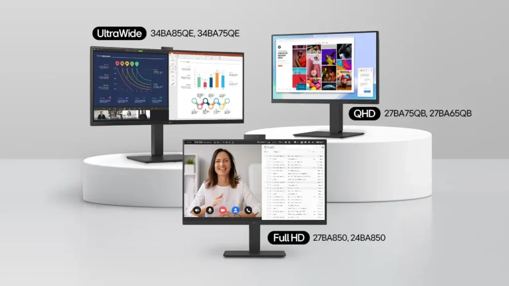 Nuevos Monitores Empresariales UltraWide de LG