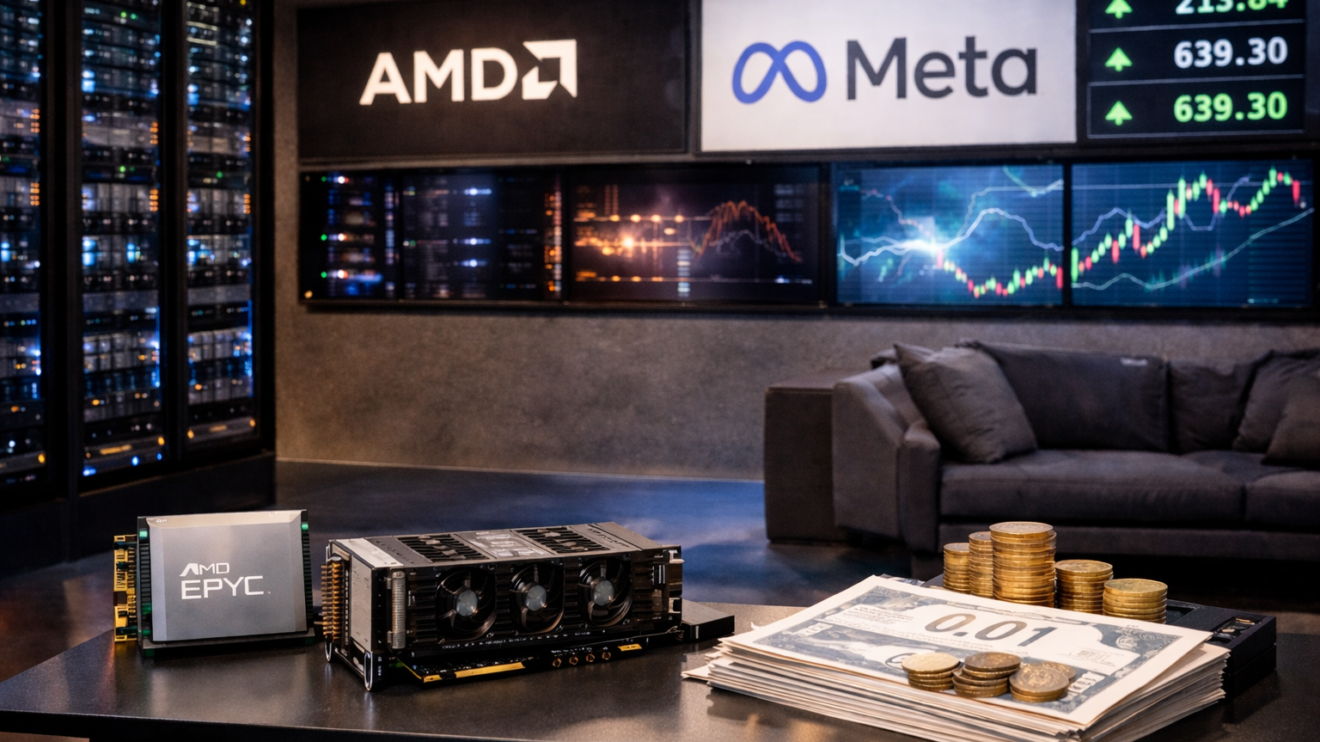 Meta firma acuerdo de más de US$100.000 millones con AMD para impulsar su infraestructura de IA