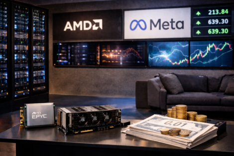 Meta firma acuerdo de más de US$100.000 millones con AMD para impulsar su infraestructura de IA