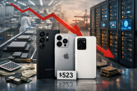 Escasez de chips hunde el mercado global de smartphones en 2026, según IDC