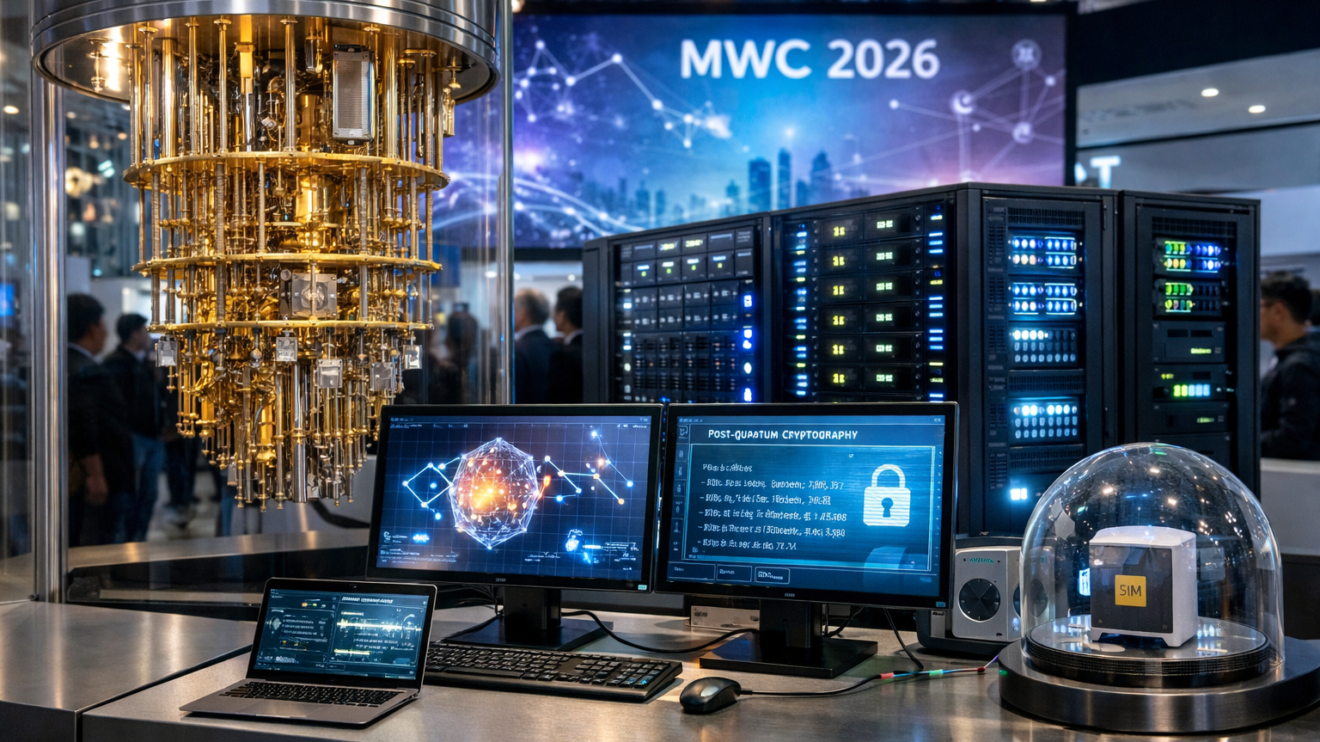 Anuncios presentados durante el Mobile World Congress (MWC) 2026 muestran avances en computación cuántica con arquitecturas híbridas y procesadores de hasta 256 qubits, mientras la industria tecnológica impulsa la adopción de criptografía resistente a la computación cuántica para proteger datos y dispositivos.