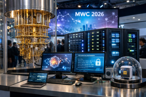 Anuncios presentados durante el Mobile World Congress (MWC) 2026 muestran avances en computación cuántica con arquitecturas híbridas y procesadores de hasta 256 qubits, mientras la industria tecnológica impulsa la adopción de criptografía resistente a la computación cuántica para proteger datos y dispositivos.