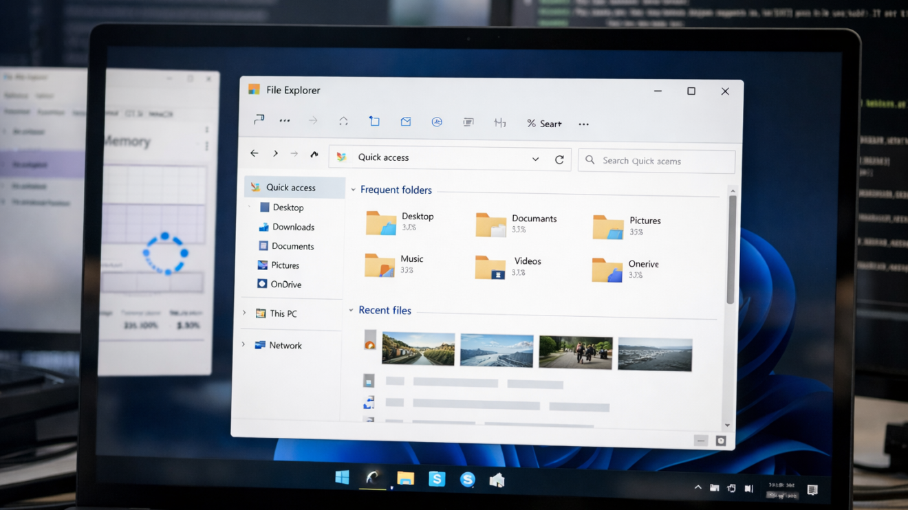 Microsoft evalúa una nueva herramienta en Windows 11 que anticipa la carga del Explorador para agilizar la navegación de archivos.