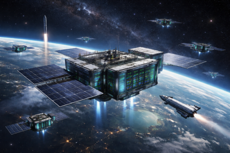 Nvidia presenta hardware diseñado para centros de datos orbitales mientras SpaceX avanza en una red de satélites para IA.